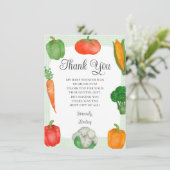 農家マーケットグリーンベビーシャワー サンキューカード (スタンド正面)