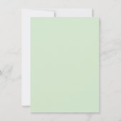 農家マーケットグリーンベビーシャワー サンキューカード (裏面)