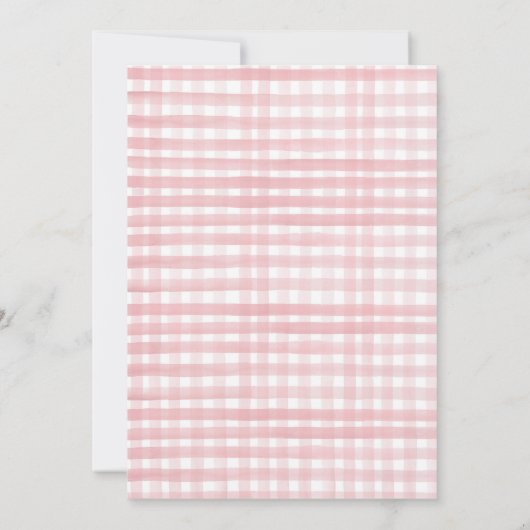 農家マーケットグロウンベギスフルーツガール誕生日 招待状 (裏面)