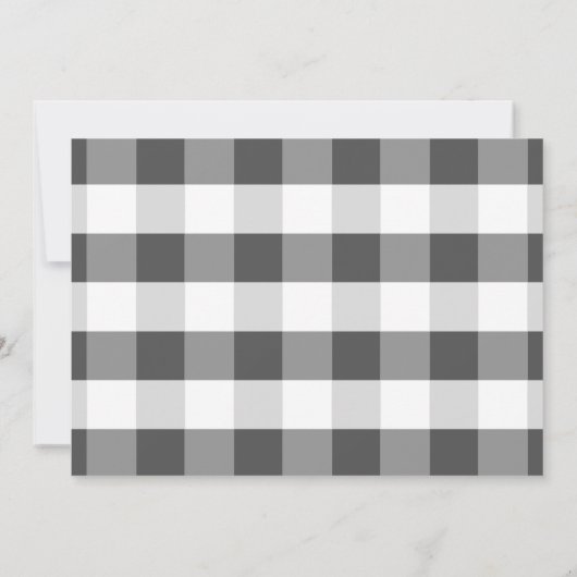 農家マーケットチョークボード写真1st誕生日 招待状 (裏面)