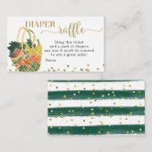 農家マーケットテーマおむつラッフル エンクロージャーカード (正面/裏面)