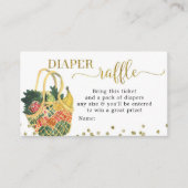 農家マーケットテーマおむつラッフル エンクロージャーカード (正面)