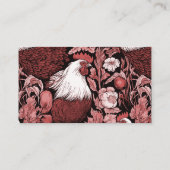 農家マーケットニードルファームロ赤と白スター 名刺 (裏面)