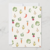 農家マーケットバースデーパーティー招待状 招待状 (裏面)