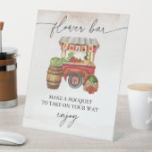 農家マーケットフラワーブーケバーサイン 台座サイン (インサイチュ)