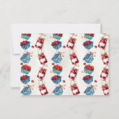 農家マーケットベイビーシャワーおむつラッフルカード 招待状 (裏面)