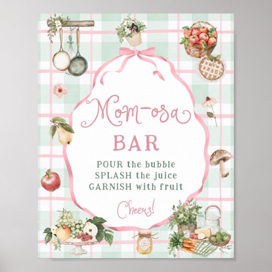 農家マーケットベイビーシャワーマムオーサバー ポスター (正面)