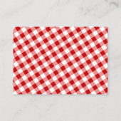 農家マーケットベイビーシャワー予約リクエスト エンクロージャーカード (裏面)