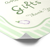 農家マーケットベイビーシャワー本とギフト ポスター (角)