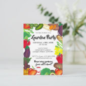農家マーケットベジガーデン春植栽パーティー インビテーションポストカード (スタンド正面)