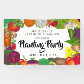 農家マーケットベジガーデン春植栽パーティー 横断幕 (横)