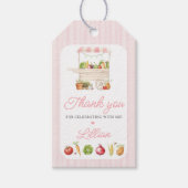 農家マーケットベジタブルスタンド誕生日 ギフトタグ (正面)