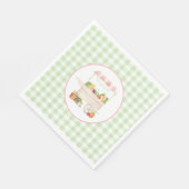 農家マーケットベジタブルスタンド誕生日 スタンダードランチョンナプキン (角)