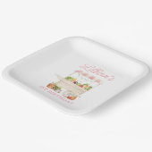 農家マーケットベジタブルスタンド誕生日 ペーパープレート (傾斜あり)