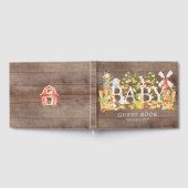 農家マーケットベビーシャワーゲストブック ゲストブック (全面)