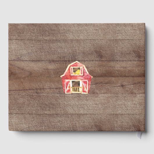 農家マーケットベビーシャワーゲストブック ゲストブック (裏面)