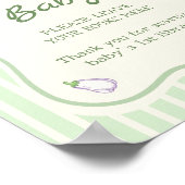 農家マーケットベビーシャワーベビー本 ポスター (角)