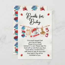 農家マーケットベビーシャワーベビー本 招待状