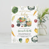 農家マーケットベビーシャワー招待状 招待状 (スタンド正面)