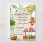 農家マーケットベビーシャワー招待状 招待状 (正面)