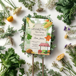 農家マーケットベビーシャワー招待状 招待状