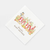 農家マーケットベビーシャワー紙ナプキンス スタンダードランチョンナプキン (角)