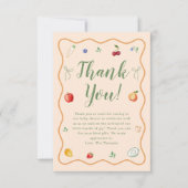 農家マーケットベビーシャワー サンキューカード (正面)