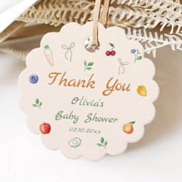 農家マーケットベビーシャワー フェイバータグ