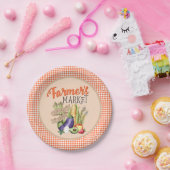 農家マーケットベビーシャワー ペーパープレート (パーティー)