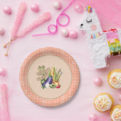 農家マーケットベビーシャワー ペーパープレート (パーティー)