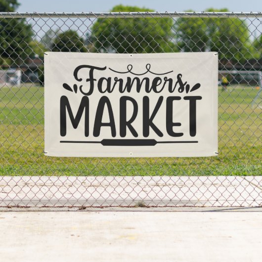 農家マーケットワードアート 横断幕 (インサイチュ)
