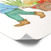 農家マーケット格言アートプリント ポスター (角)