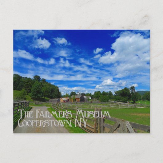 農家ミュージアムCooperstownニューヨーク葉書 ポストカード (正面)