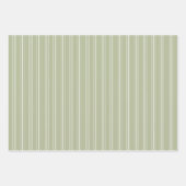 農家モダンのホリデーグリーンラッピング紙 ラッピングペーパーシート (正面2)