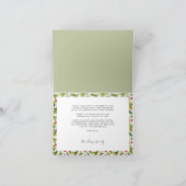 農家モダンフェスティバルクリスマスパターン写真 シーズンカード (内部)