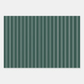 農家モダン休日ダークグリーン ラッピングペーパーシート (正面2)