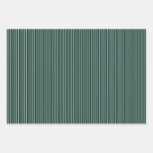 農家モダン休日ダークグリーン ラッピングペーパーシート (正面2)