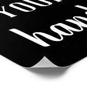 農家モダン手洗いバスルームアート ポスター (角)