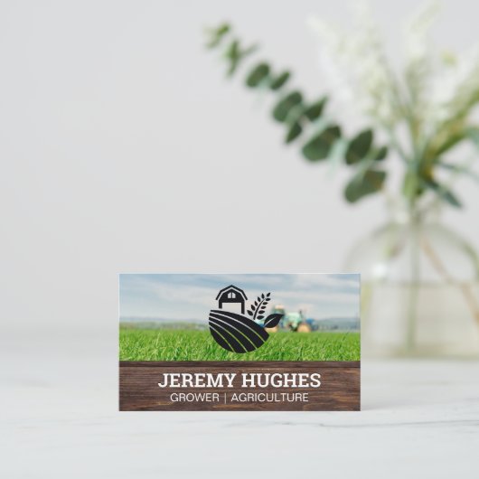 農家ロゴ | 農業 | 栽培者 名刺 (スタンド正面)