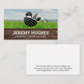 農家ロゴ | 農業 | 栽培者 名刺 (正面/裏面)