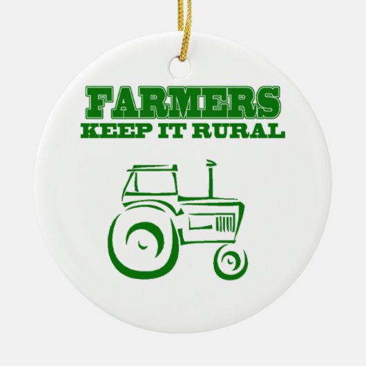 農家保it農村部 セラミックオーナメント (正面)