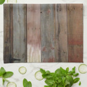 農家初期の西部の田舎の納屋 キッチンタオル (折り畳み)