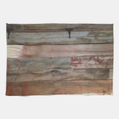 農家初期の西部の田舎の納屋 キッチンタオル (横)