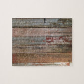 農家初期の西部の田舎の納屋 ジグソーパズル (横)