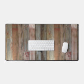 農家初期の西部の田舎の納屋 デスクマット (キーボード&マウス)