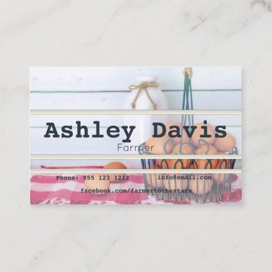 農家名刺 名刺 (裏面)