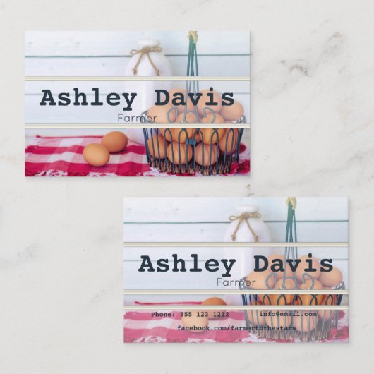 農家名刺 名刺 (正面/裏面)