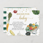 農家向けマーケットブックベビー インビテーションポストカード (正面/裏面)