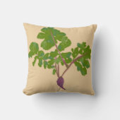 農家大根カブ植物園芸 クッション (正面)