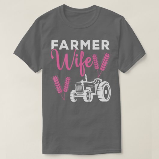 農家女性妻農家 Tシャツ (デザイン正面)